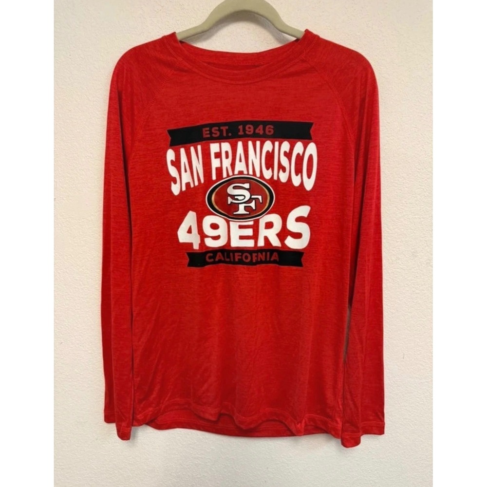 Fanatics San Francisco 49ers Men's Medium Red Long Sleeve Performance Shirt